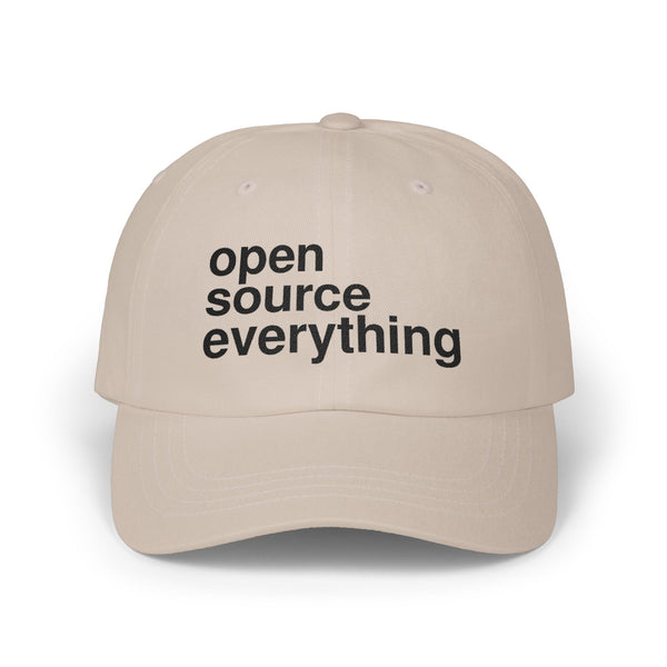 Open Source Everything Embroidered Cap