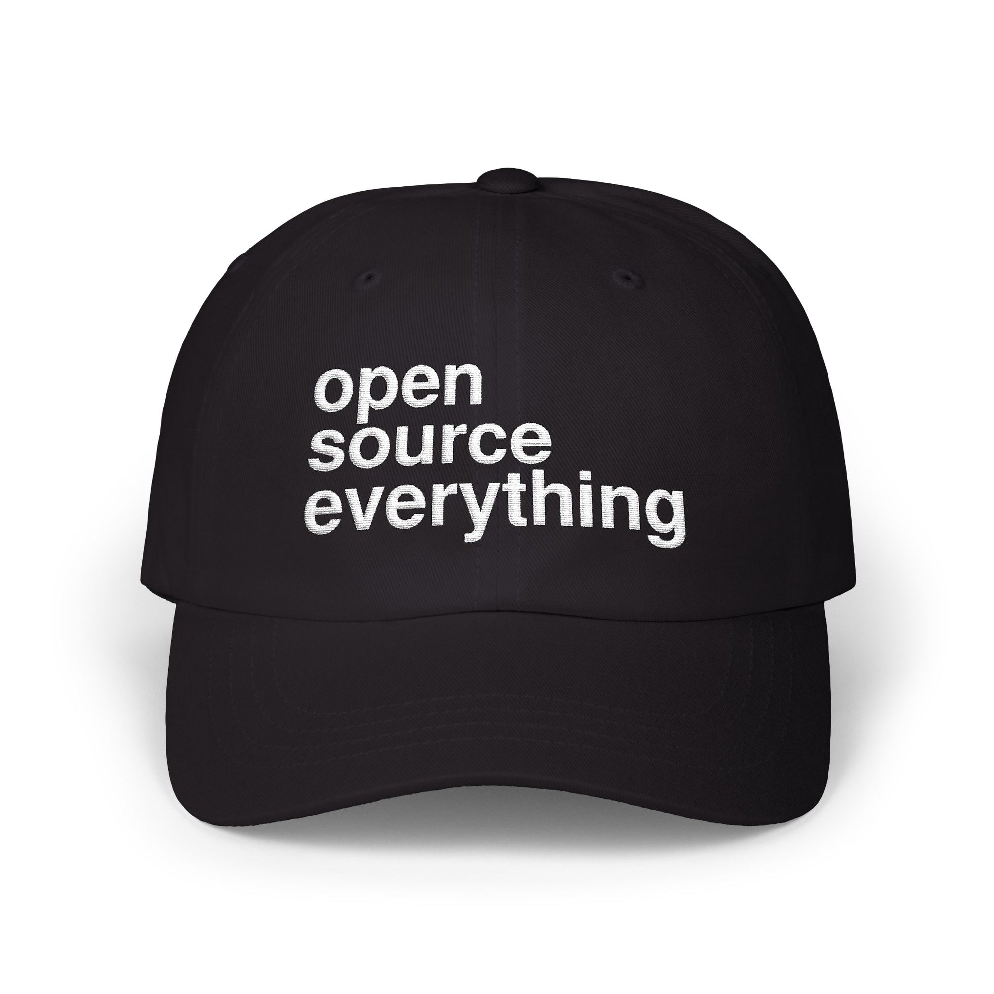 Open Source Everything Embroidered Cap