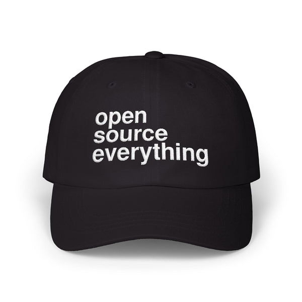 Open Source Everything Embroidered Cap