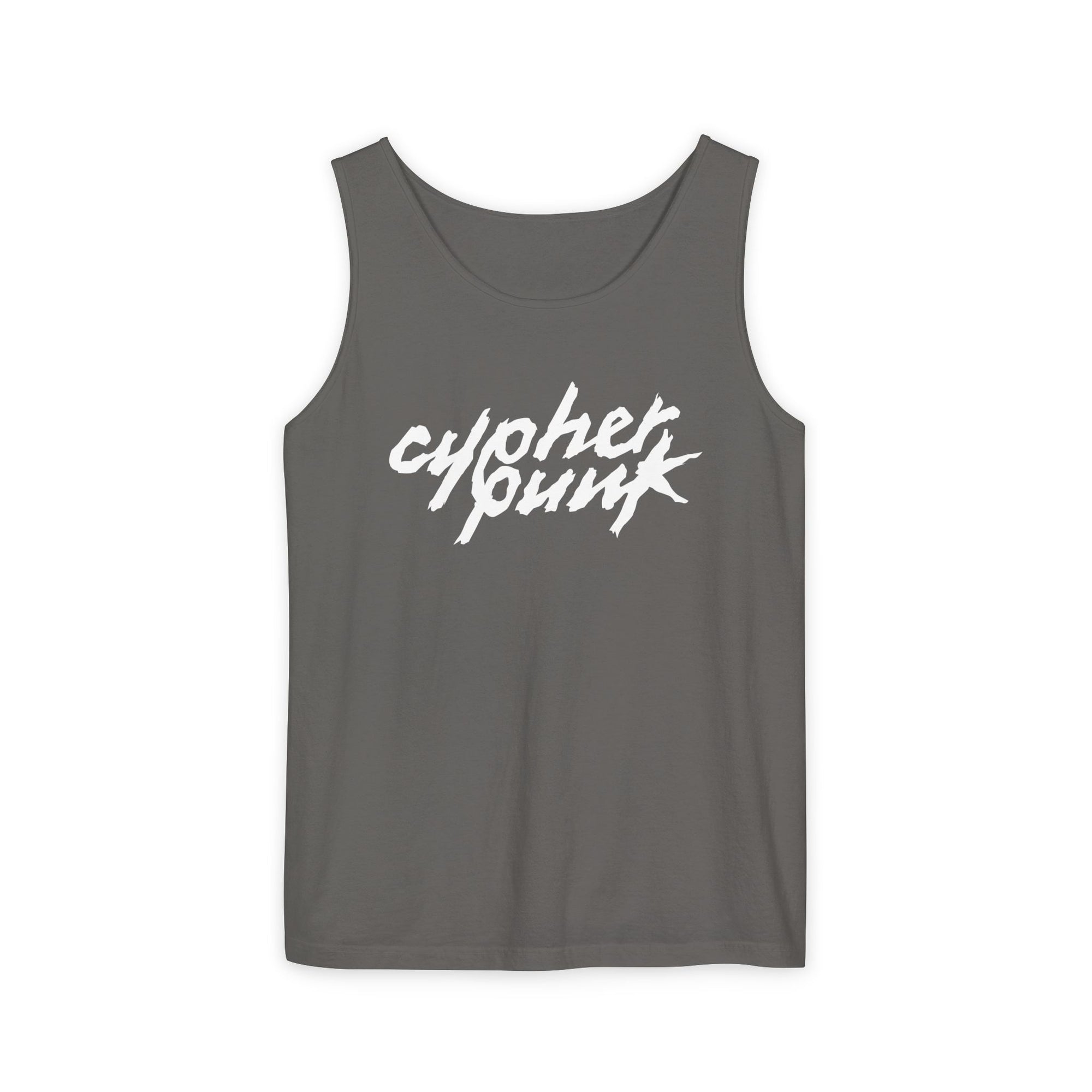 Cypherpunk - Daft Punk Inspired Tank Top · B/W