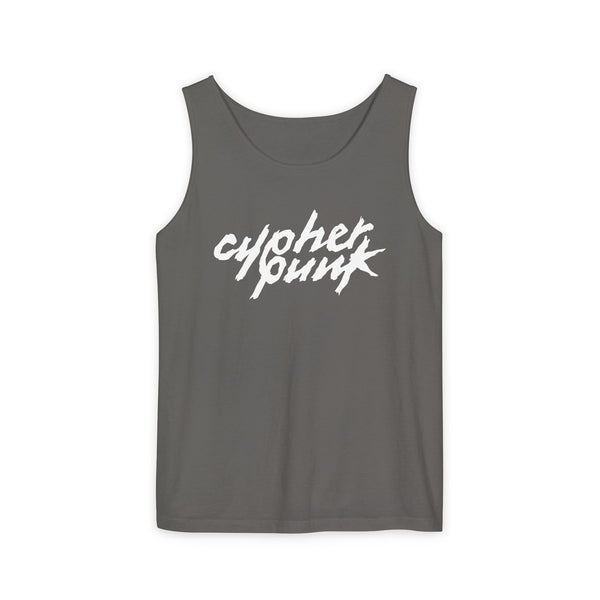 Cypherpunk - Daft Punk Inspired Tank Top · B/W