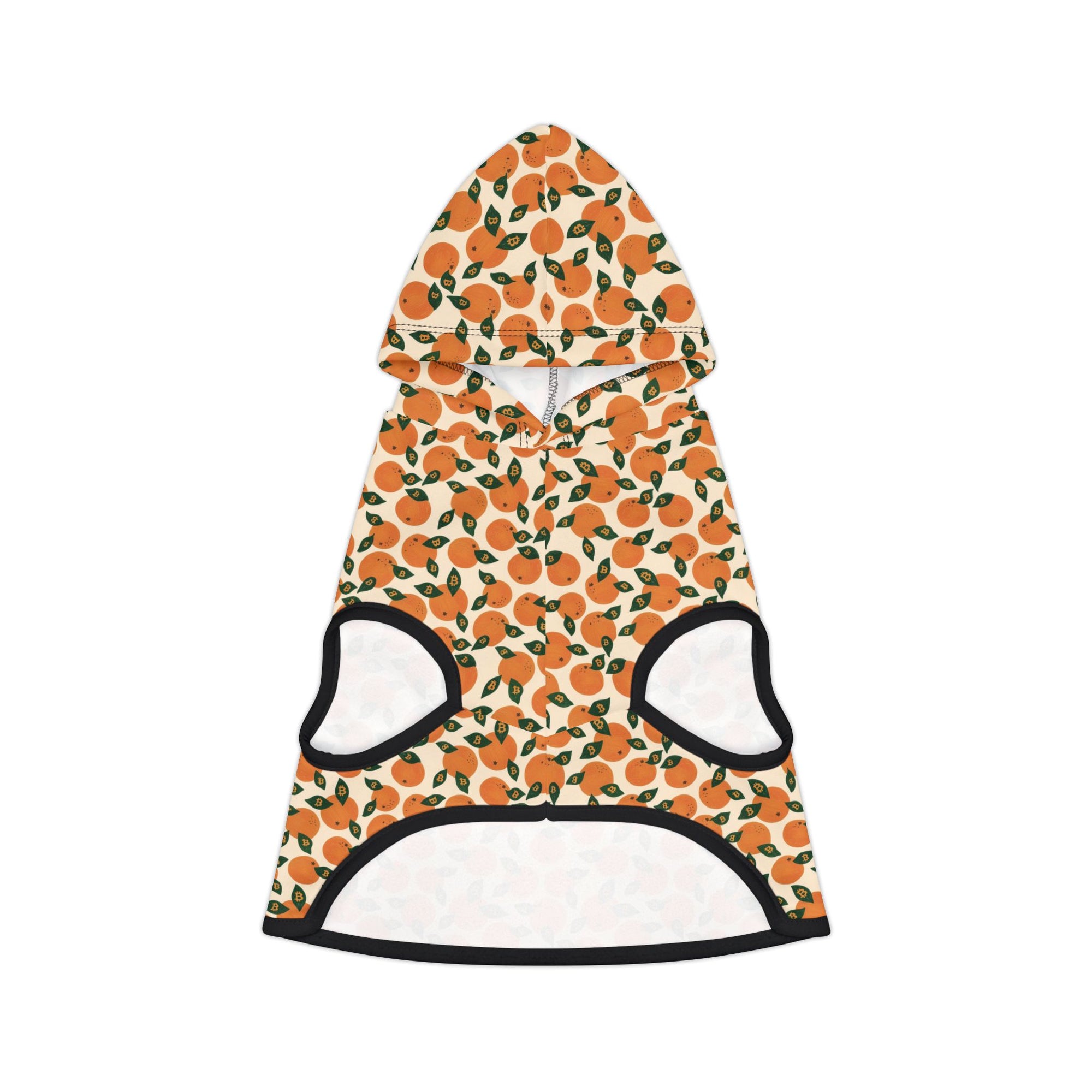 Orange Blossom Pet Hoodie — Cute Citrus Pattern Dog & Cat Hoodie