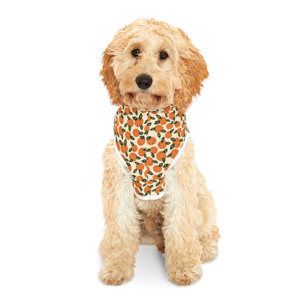 Orange Blossom Pet Hoodie — Cute Citrus Pattern Dog & Cat Hoodie