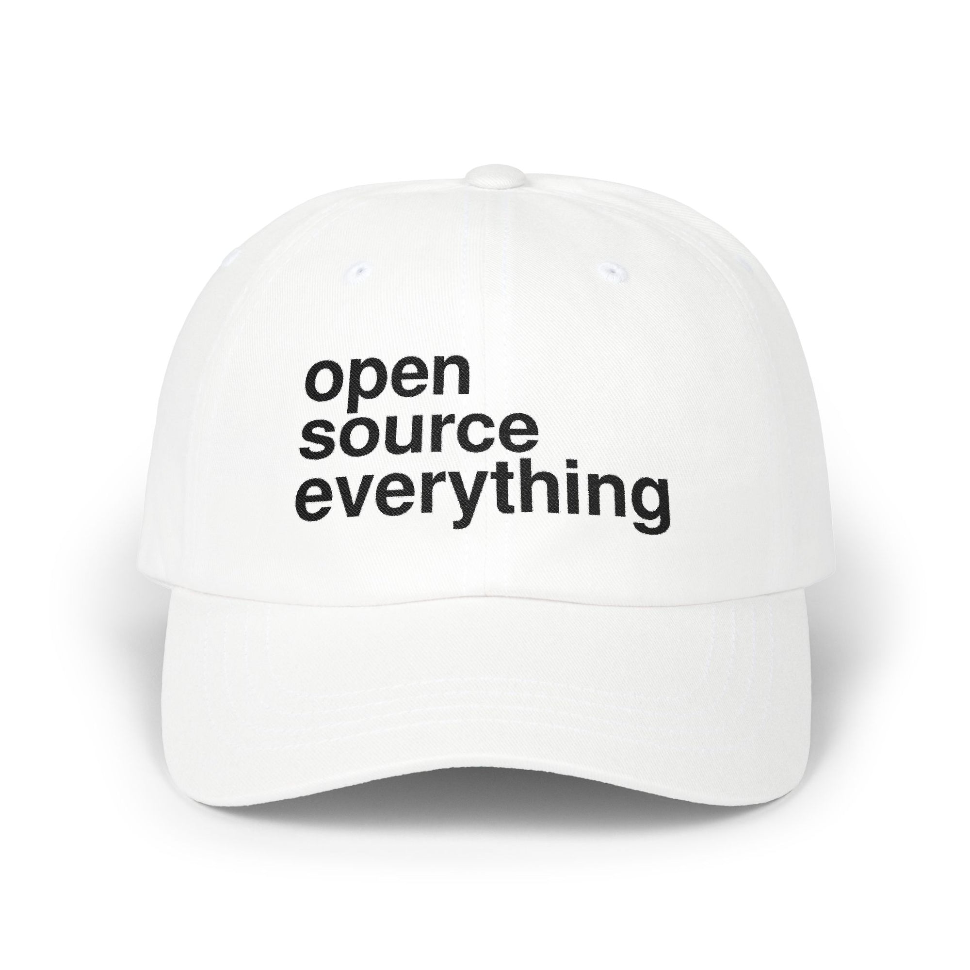 Open Source Everything Embroidered Cap
