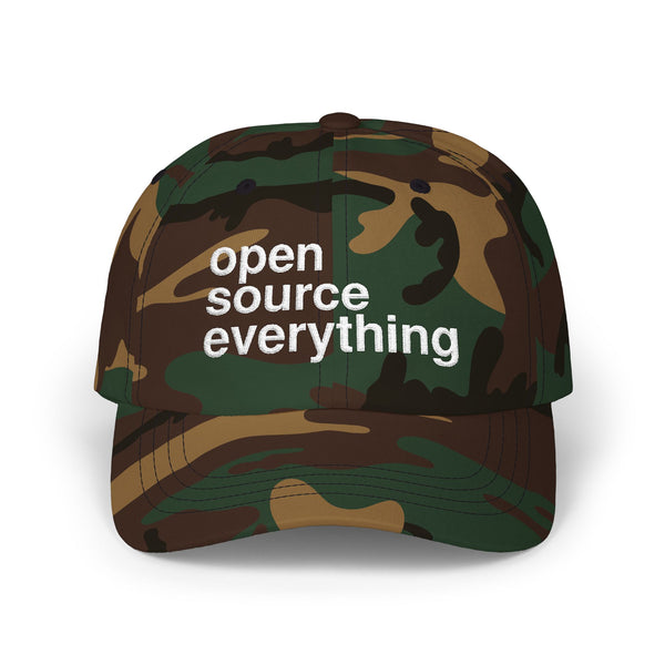 Open Source Everything Embroidered Cap