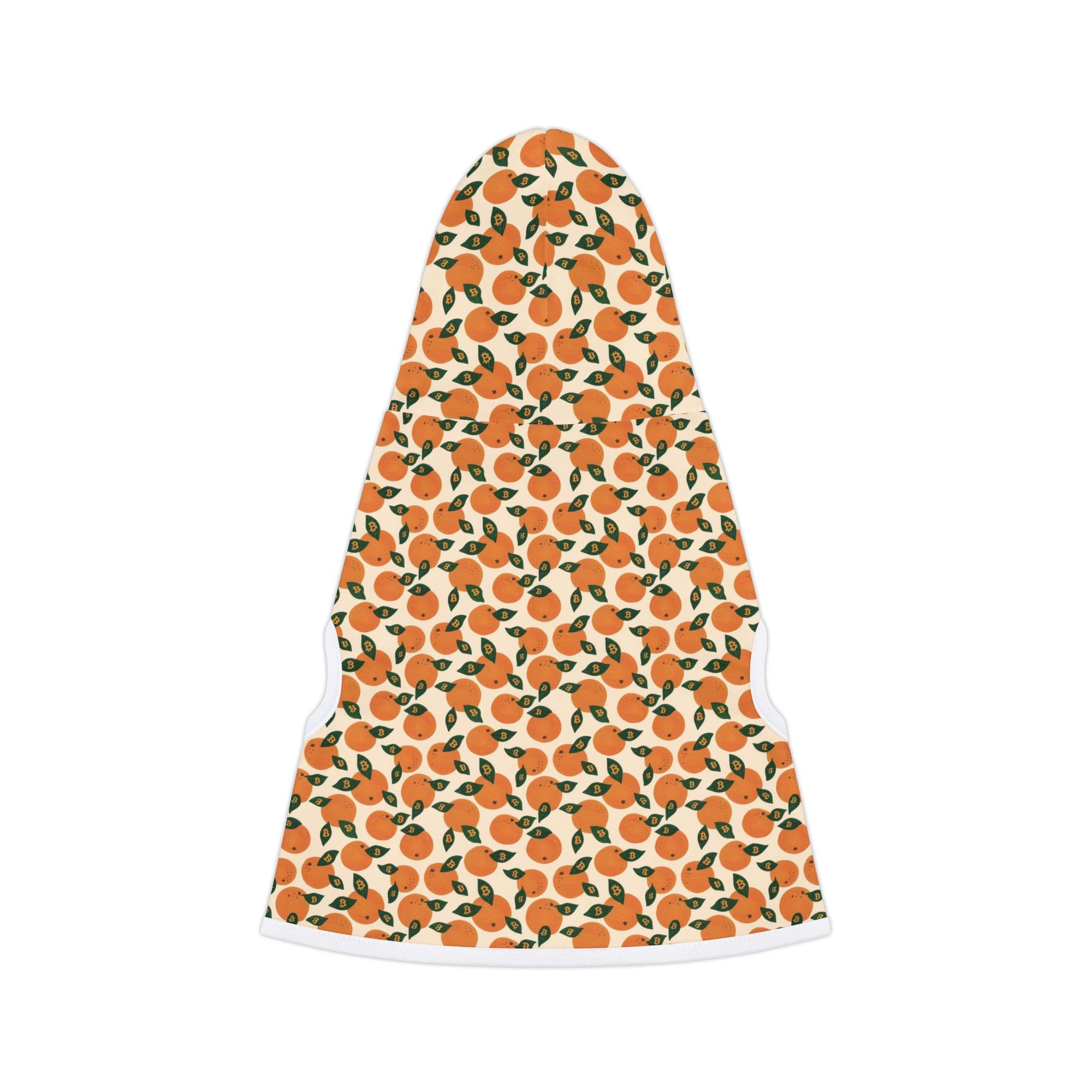 Orange Blossom Pet Hoodie — Cute Citrus Pattern Dog & Cat Hoodie