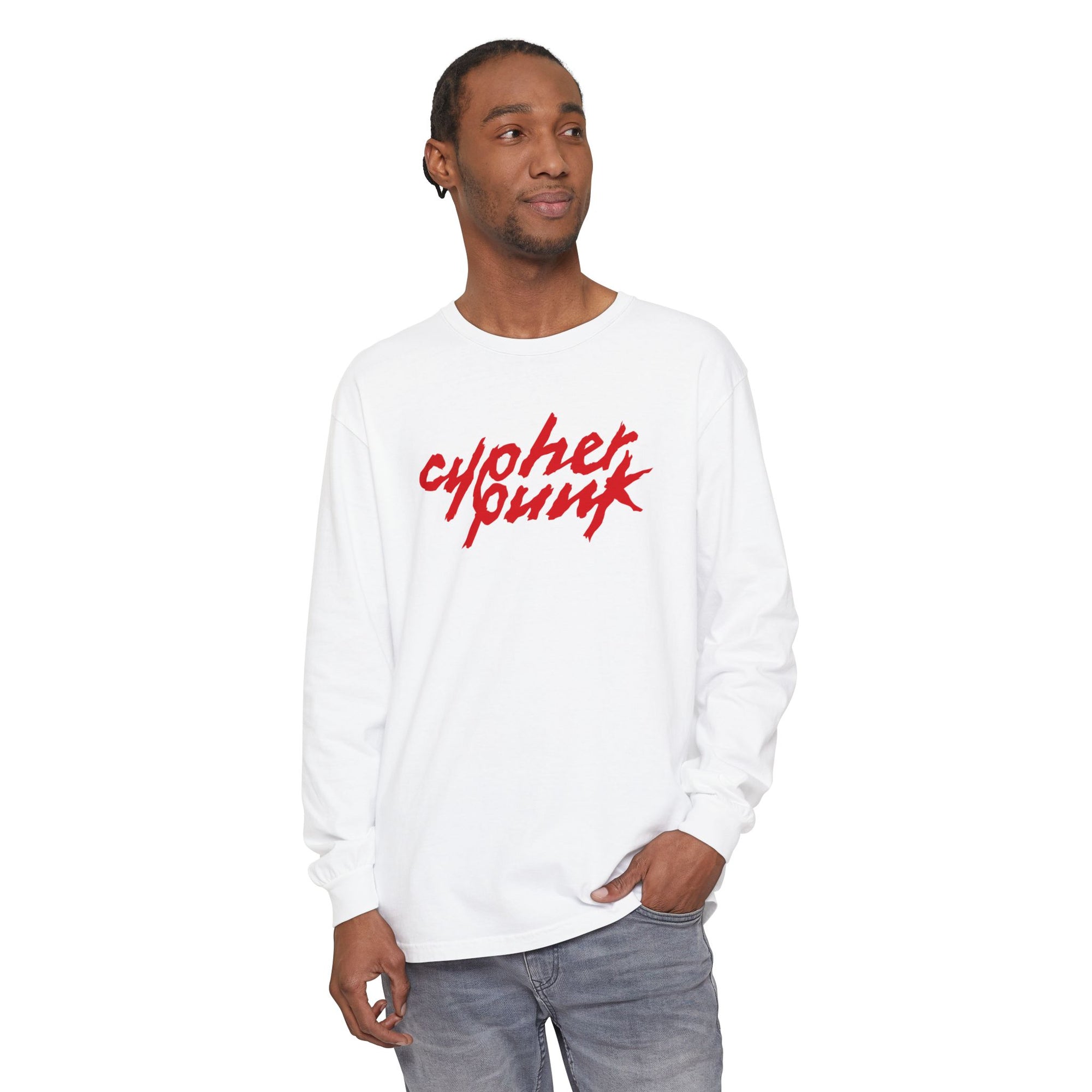Cypherpunk Long Sleeved Shirt · Red