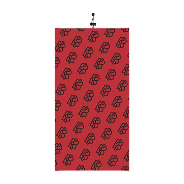 Bitcoin Knots Dark Red Winter Neck Gaiter / Face Scarf