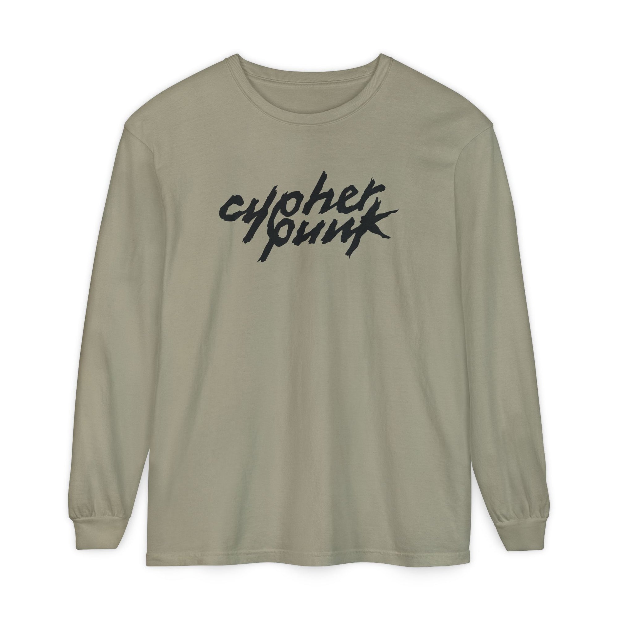 Cypherpunk Long Sleeved Shirt · B/W