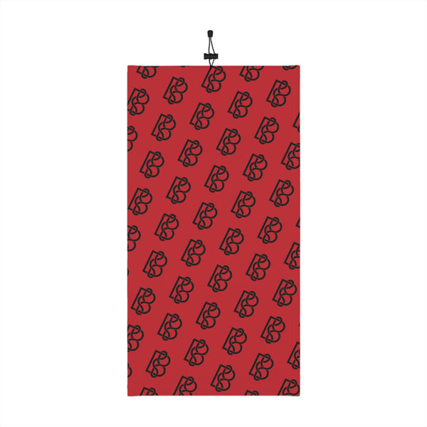 Bitcoin Knots Dark Red Winter Neck Gaiter / Face Scarf