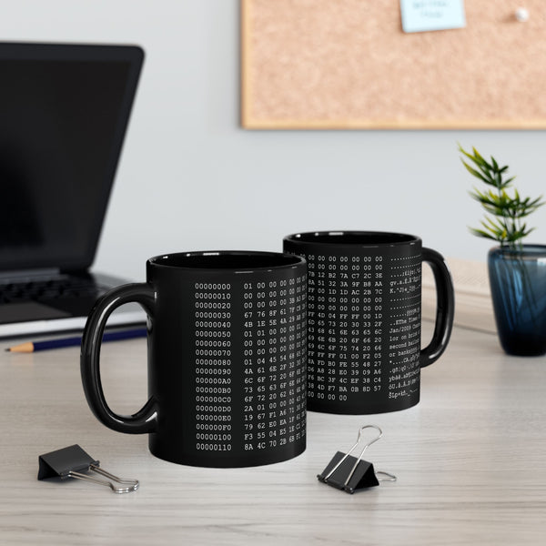 Bitcoin Genesis Block Coffee Mug