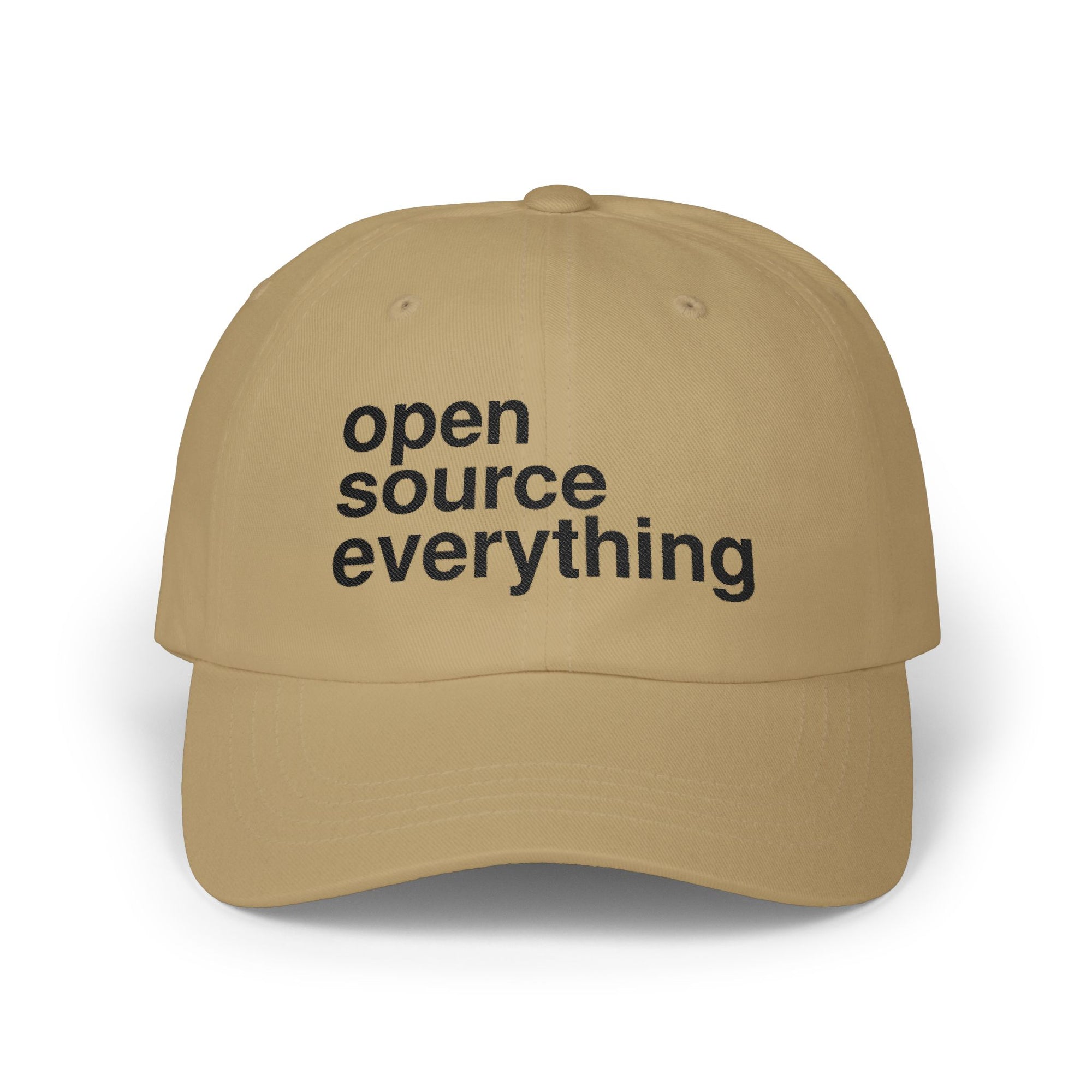 Open Source Everything Embroidered Cap