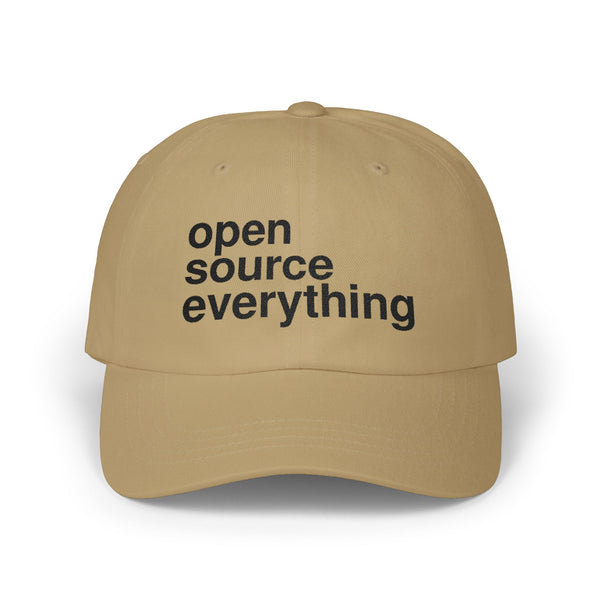 Open Source Everything Embroidered Cap