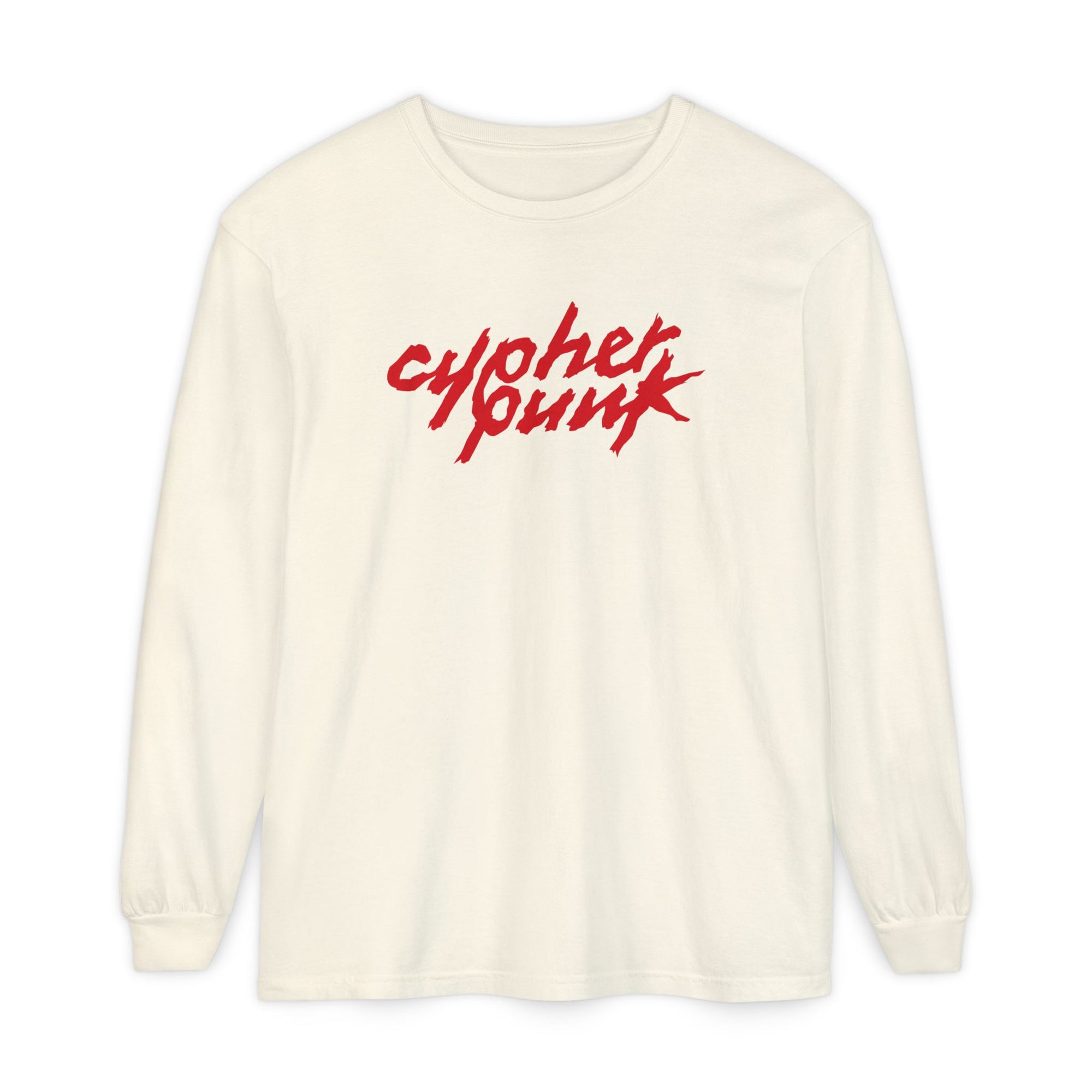Cypherpunk Long Sleeved Shirt · Red
