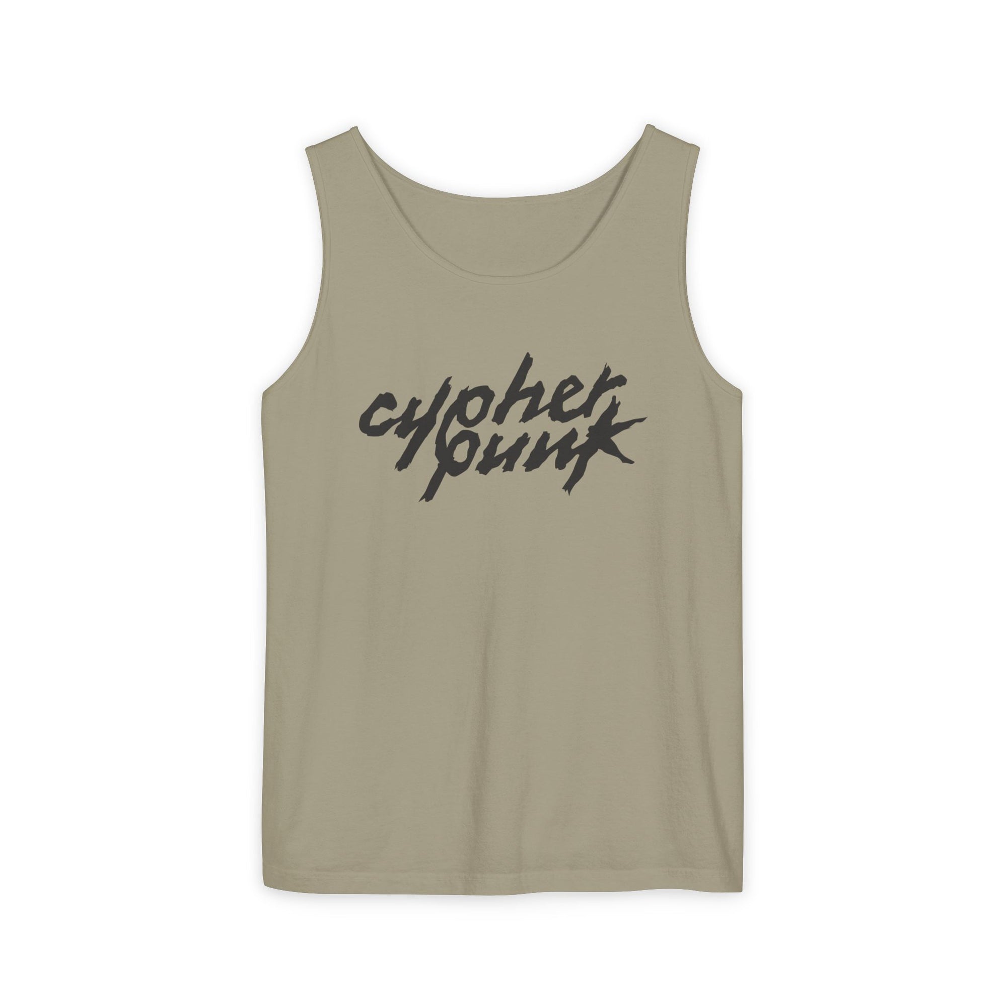 Cypherpunk - Daft Punk Inspired Tank Top · B/W