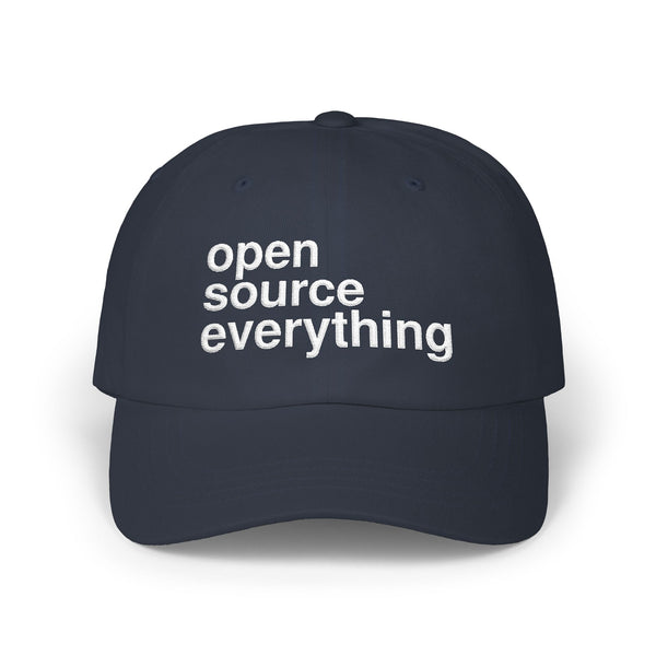Open Source Everything Embroidered Cap