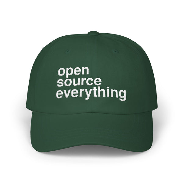 Open Source Everything Embroidered Cap