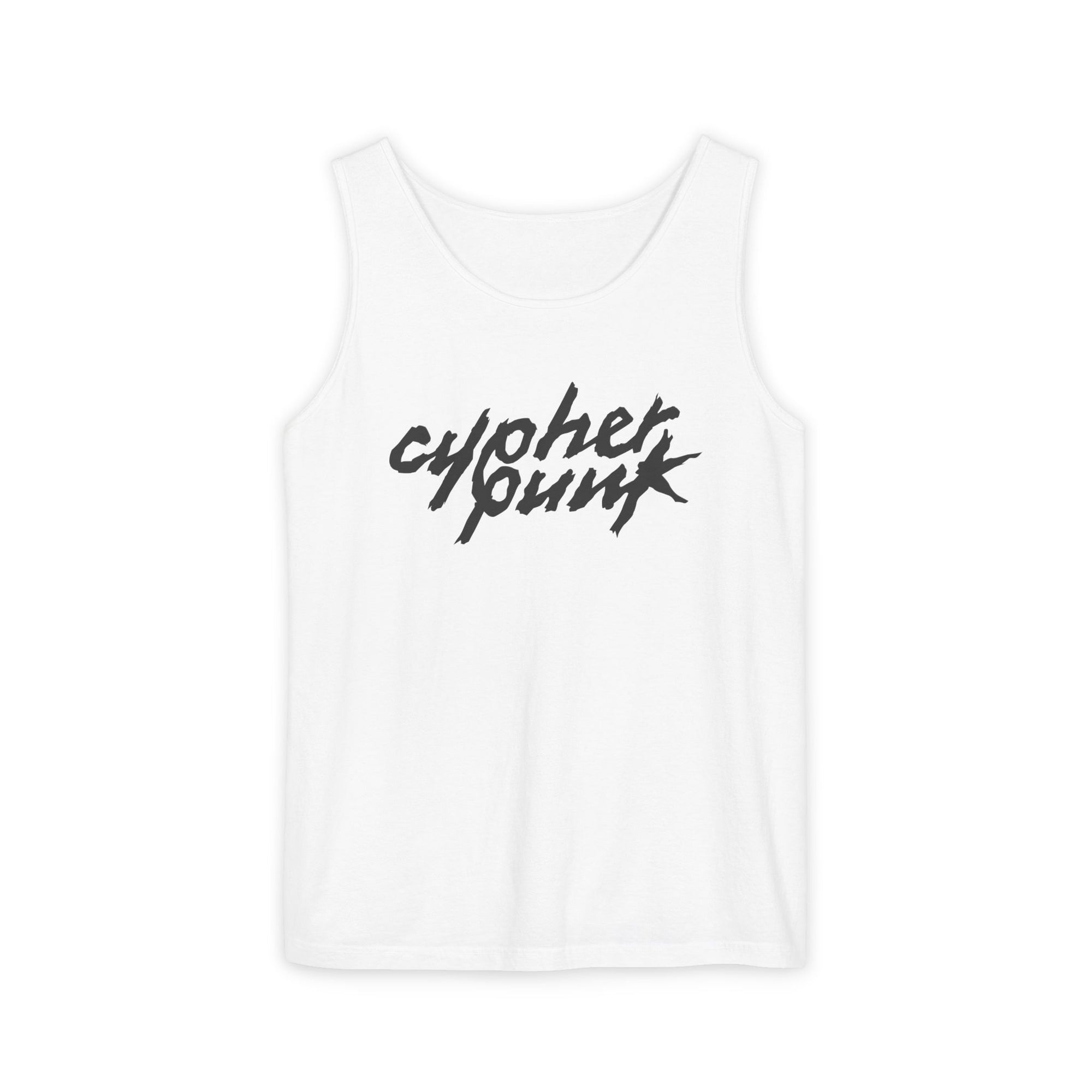 Cypherpunk - Daft Punk Inspired Tank Top · B/W