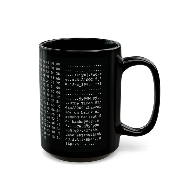 Bitcoin Genesis Block Coffee Mug