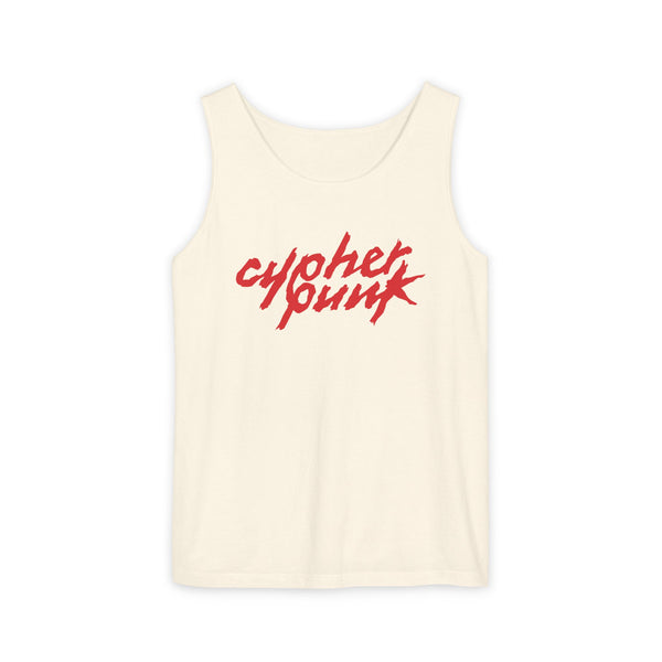 Cypherpunk - Daft Punk Inspired Tank Top · Red