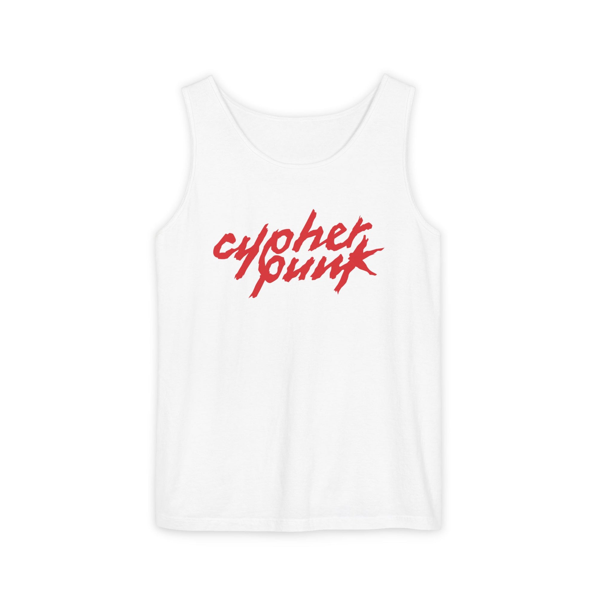 Cypherpunk - Daft Punk Inspired Tank Top · Red
