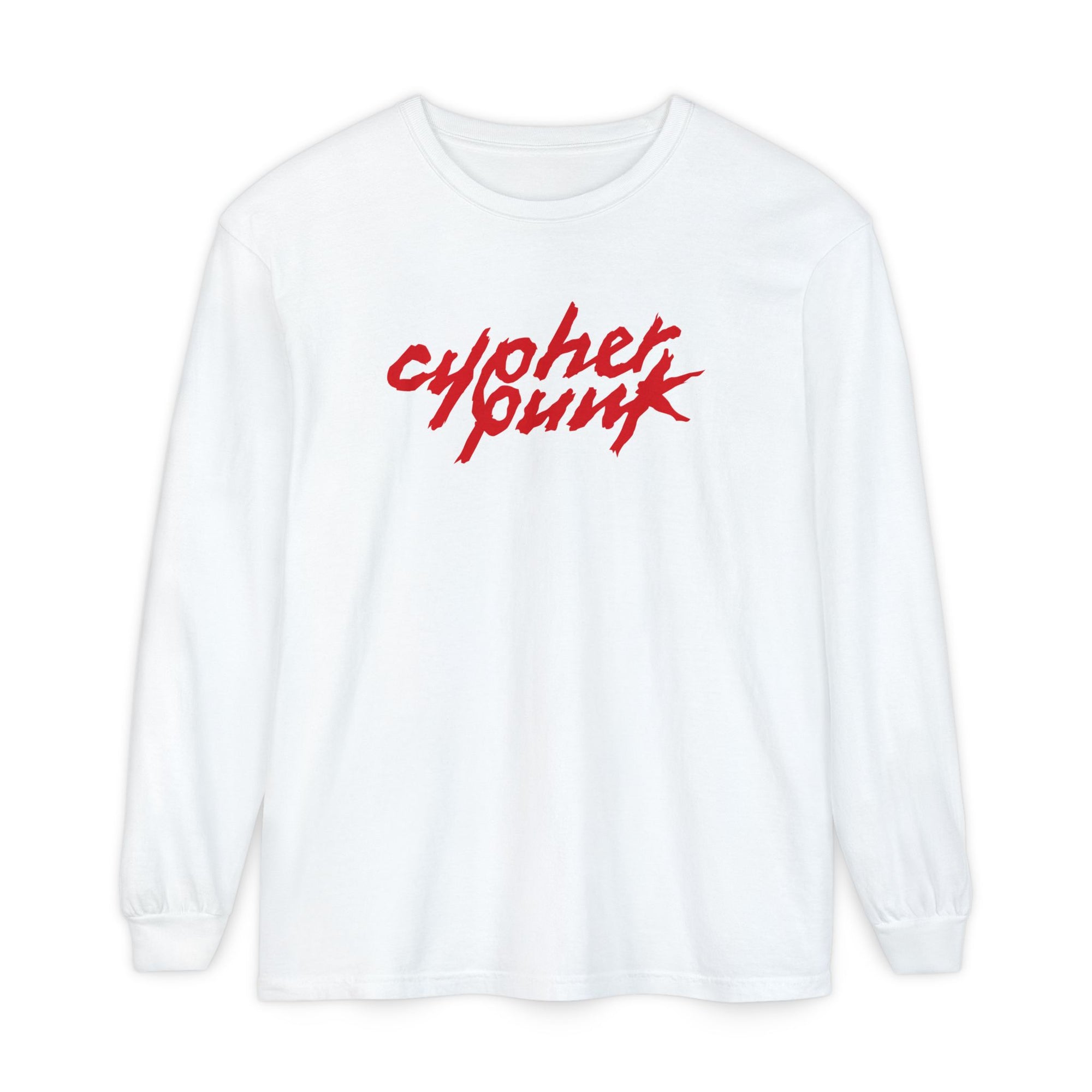 Cypherpunk Long Sleeved Shirt · Red