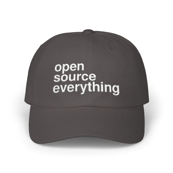 Open Source Everything Embroidered Cap