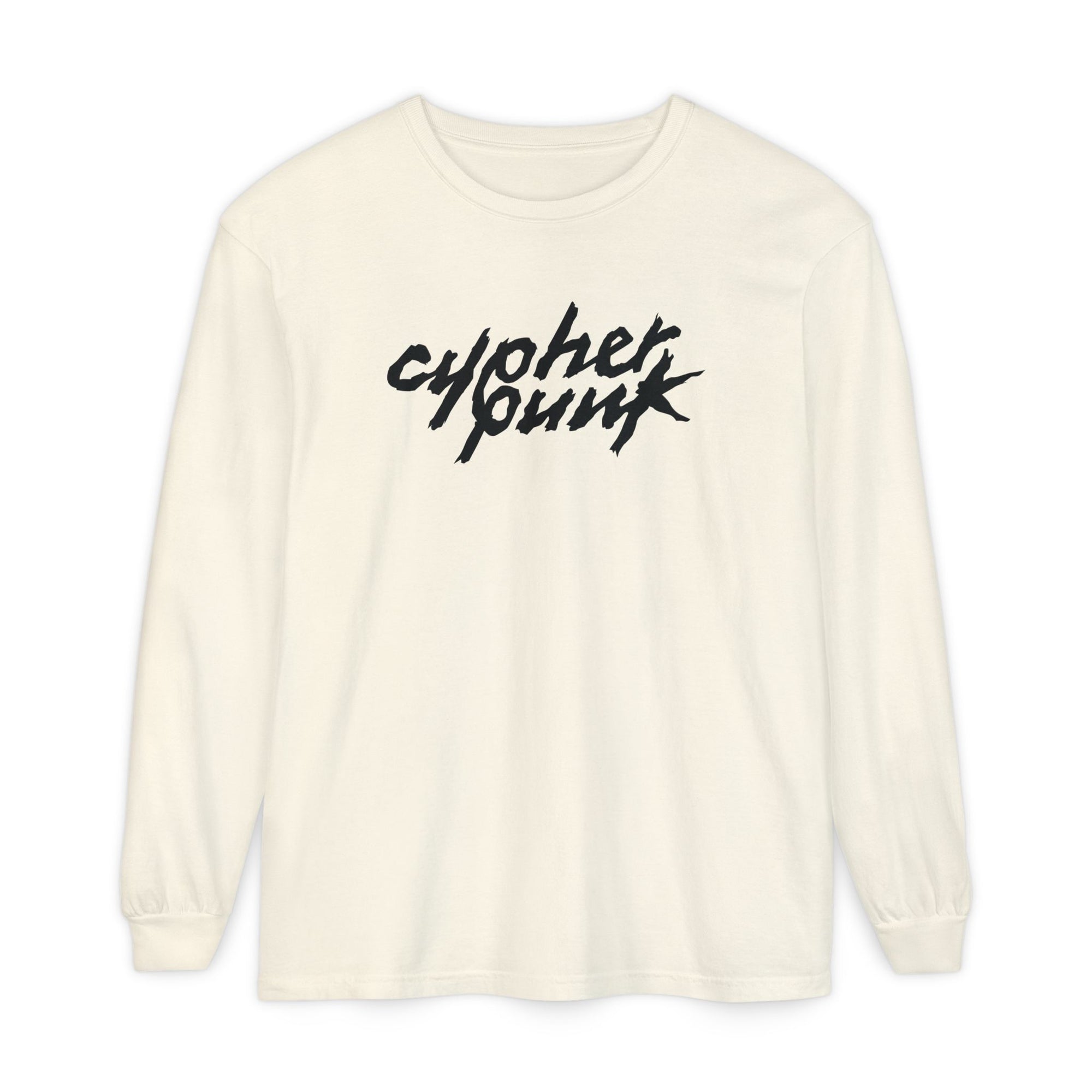 Cypherpunk Long Sleeved Shirt · B/W
