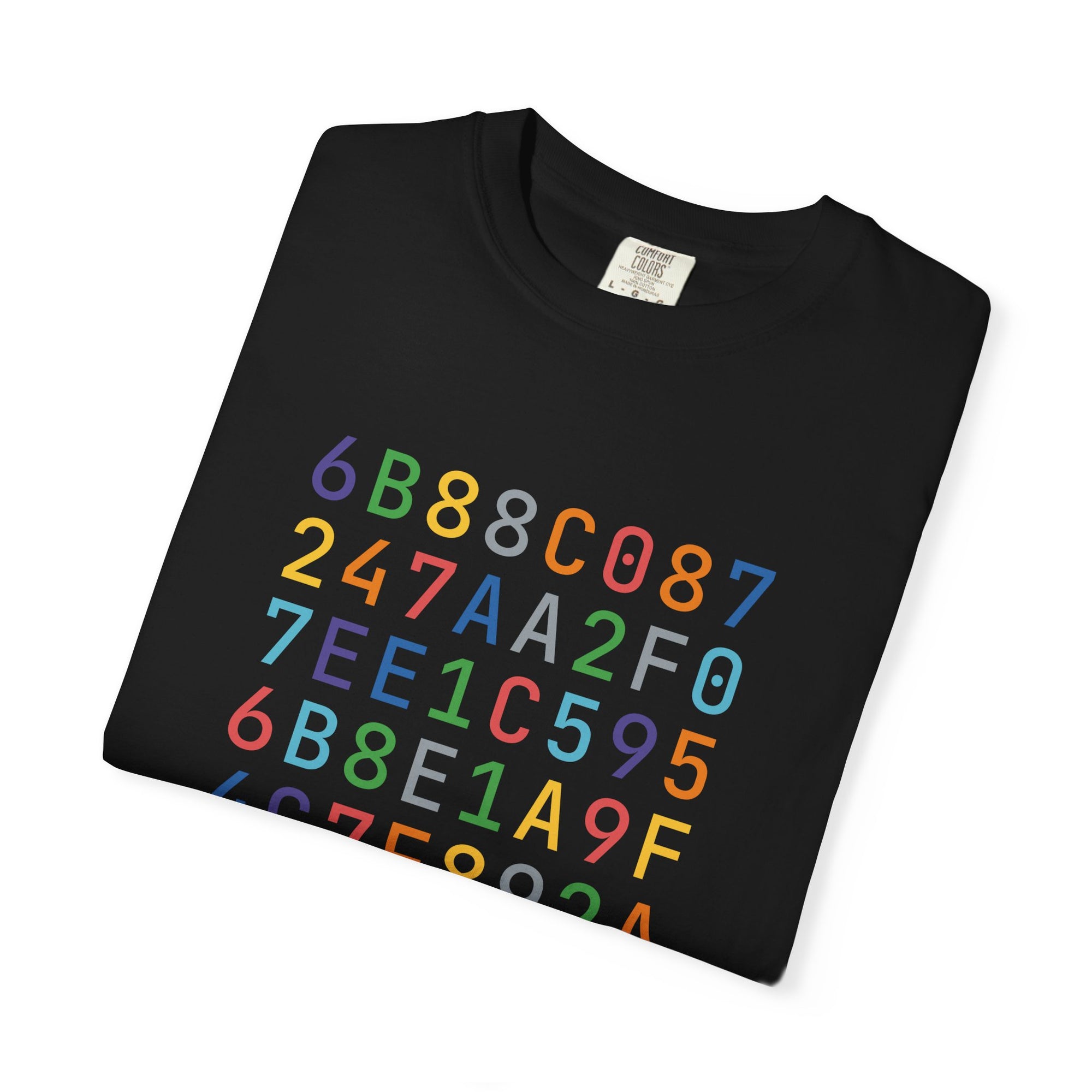 Custom SHA-256 Hashed Message T-Shirt · Color
