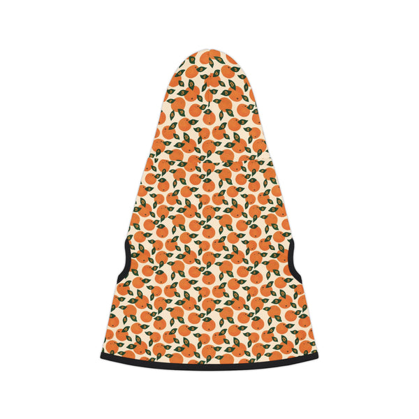 Orange Blossom Pet Hoodie — Cute Citrus Pattern Dog & Cat Hoodie