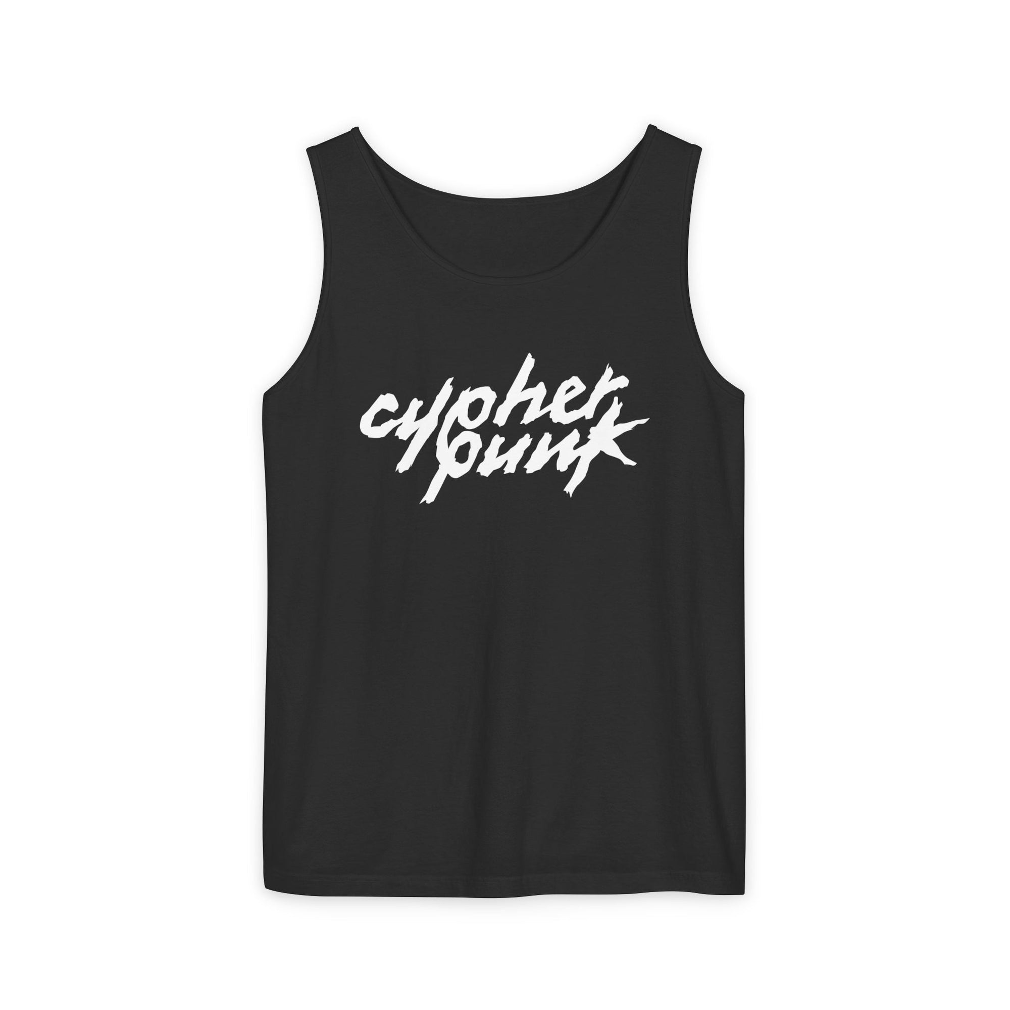 Cypherpunk - Daft Punk Inspired Tank Top · B/W