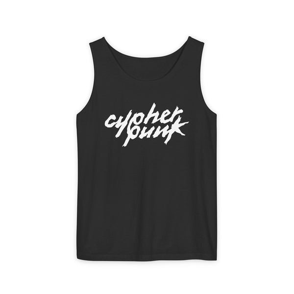 Cypherpunk - Daft Punk Inspired Tank Top · B/W