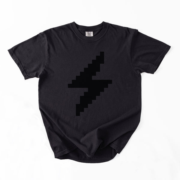 Lightning Network T-Shirt - Custom Color 8-Bit Bolt