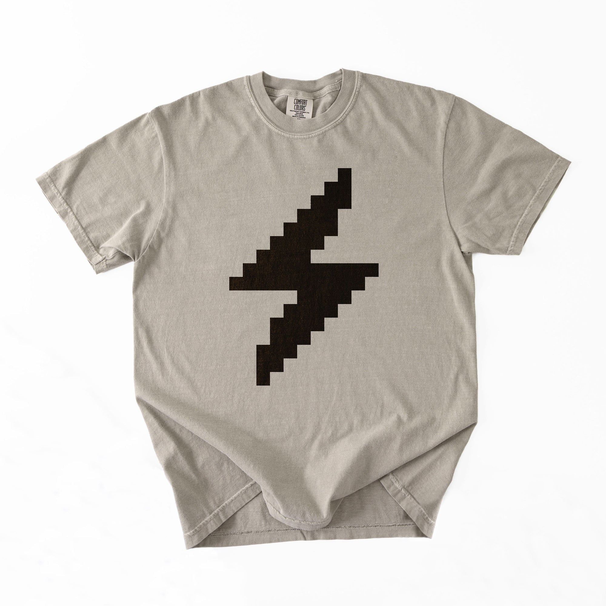 Lightning Network T-Shirt - Custom Color 8-Bit Bolt
