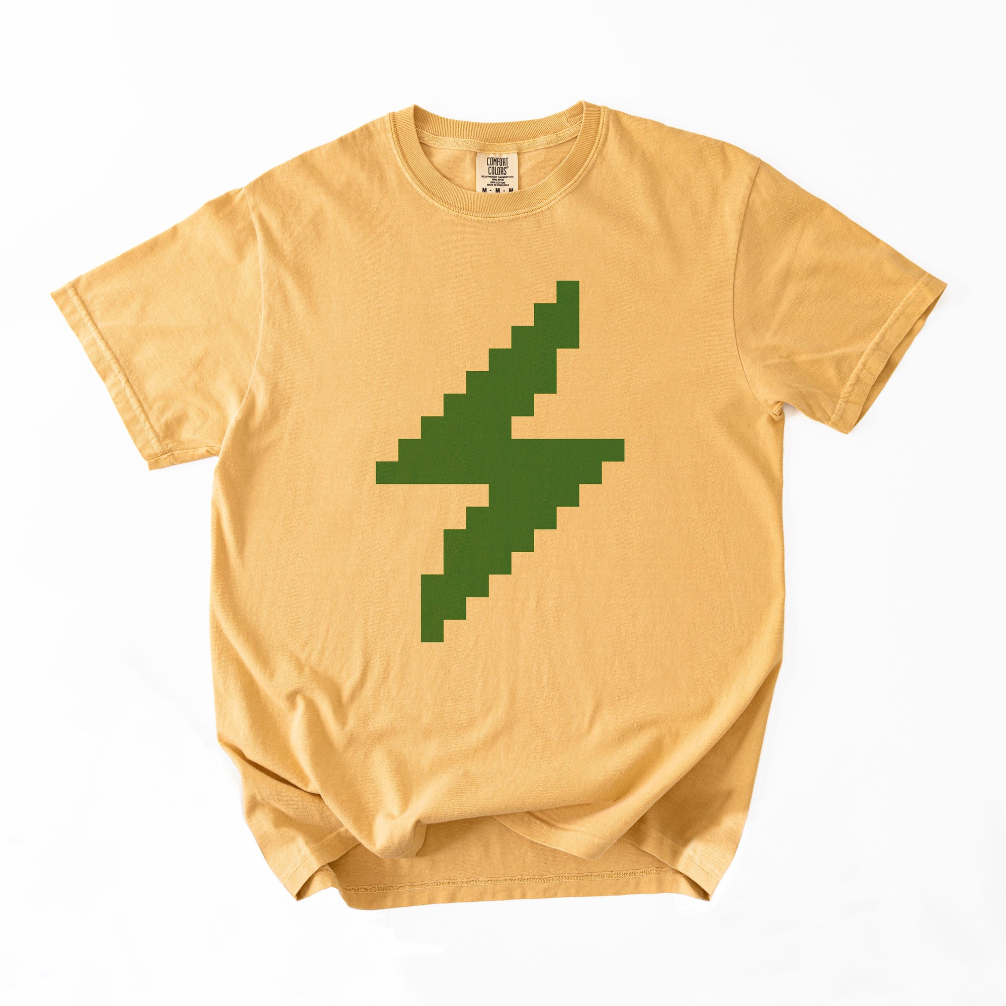 Lightning Network T-Shirt - Custom Color 8-Bit Bolt