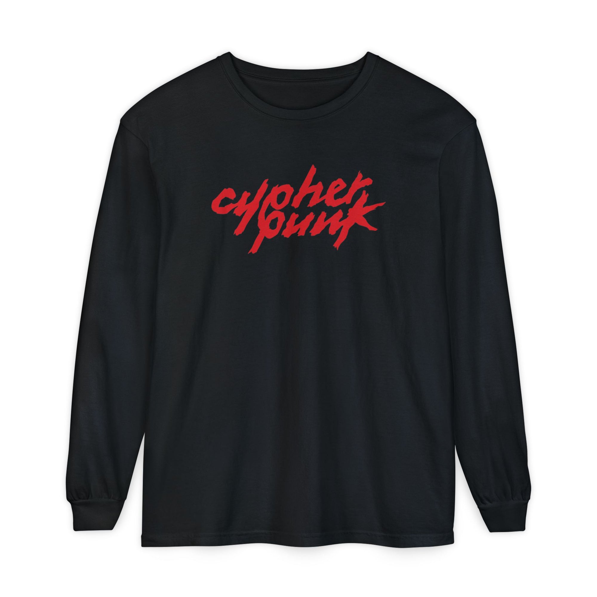 Cypherpunk Long Sleeved Shirt · Red