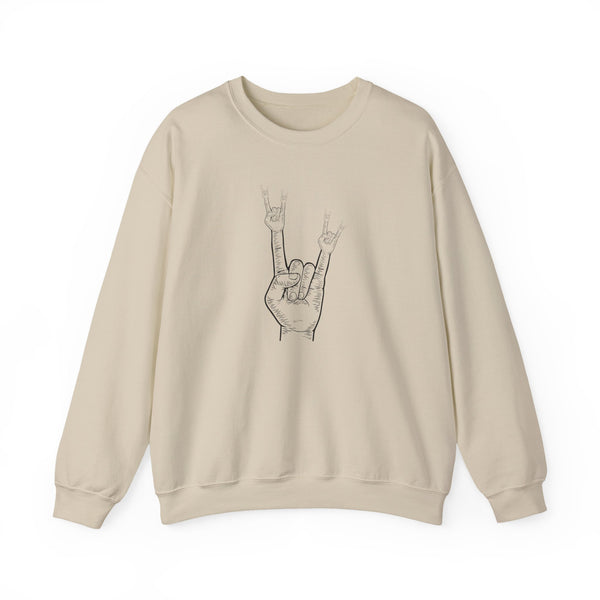 Infinite Devil's Horn Gesture Sweatshirt