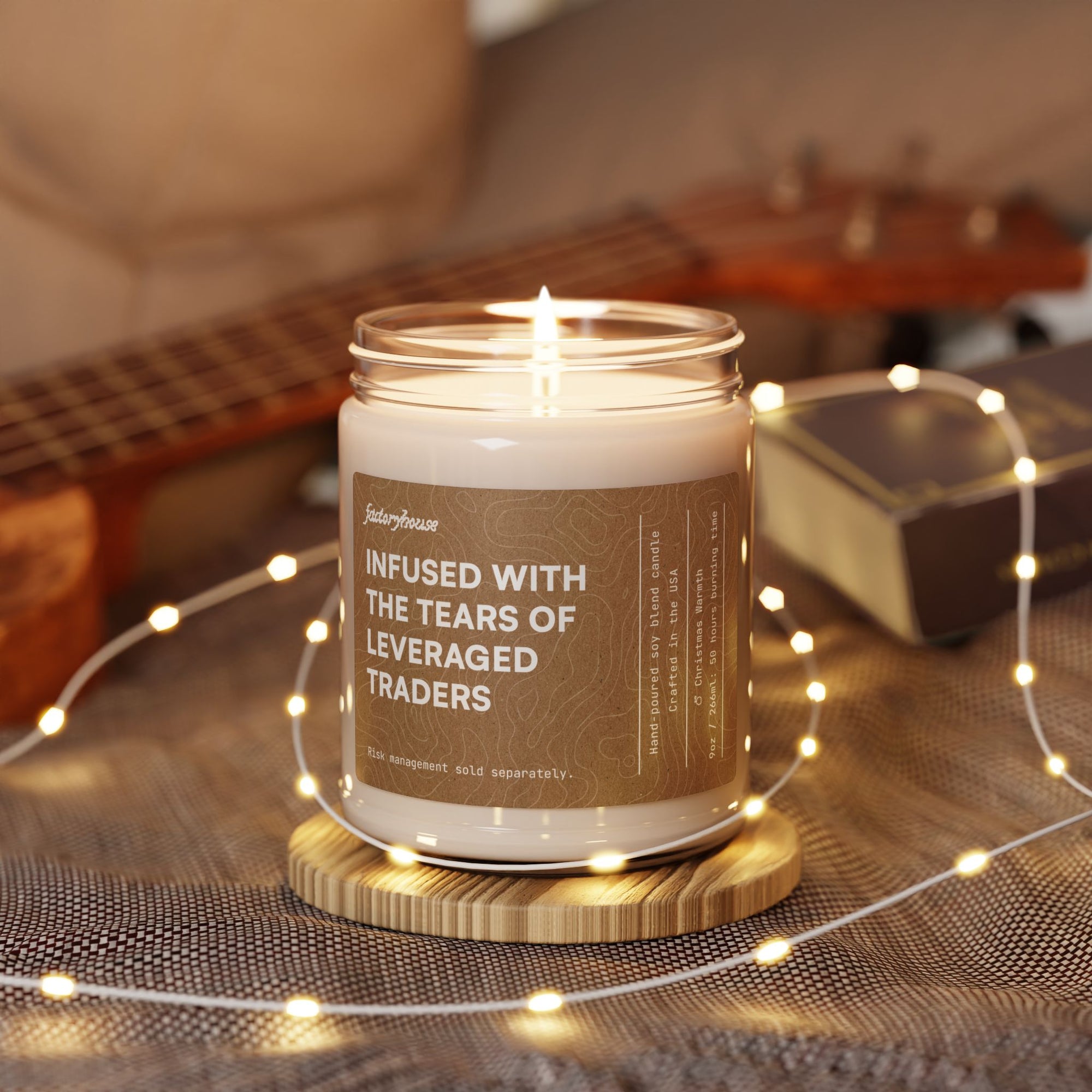 "Infused with the Tears of Leveraged Traders" Candle