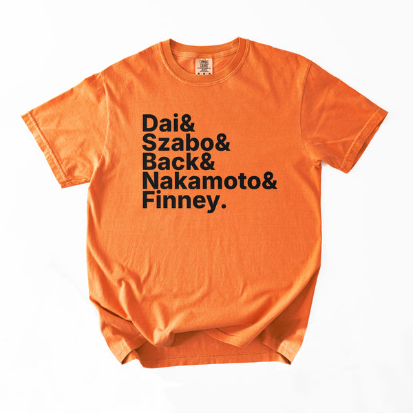 Bitcoin Pioneers: An Experimental Jetset inspired T-Shirt