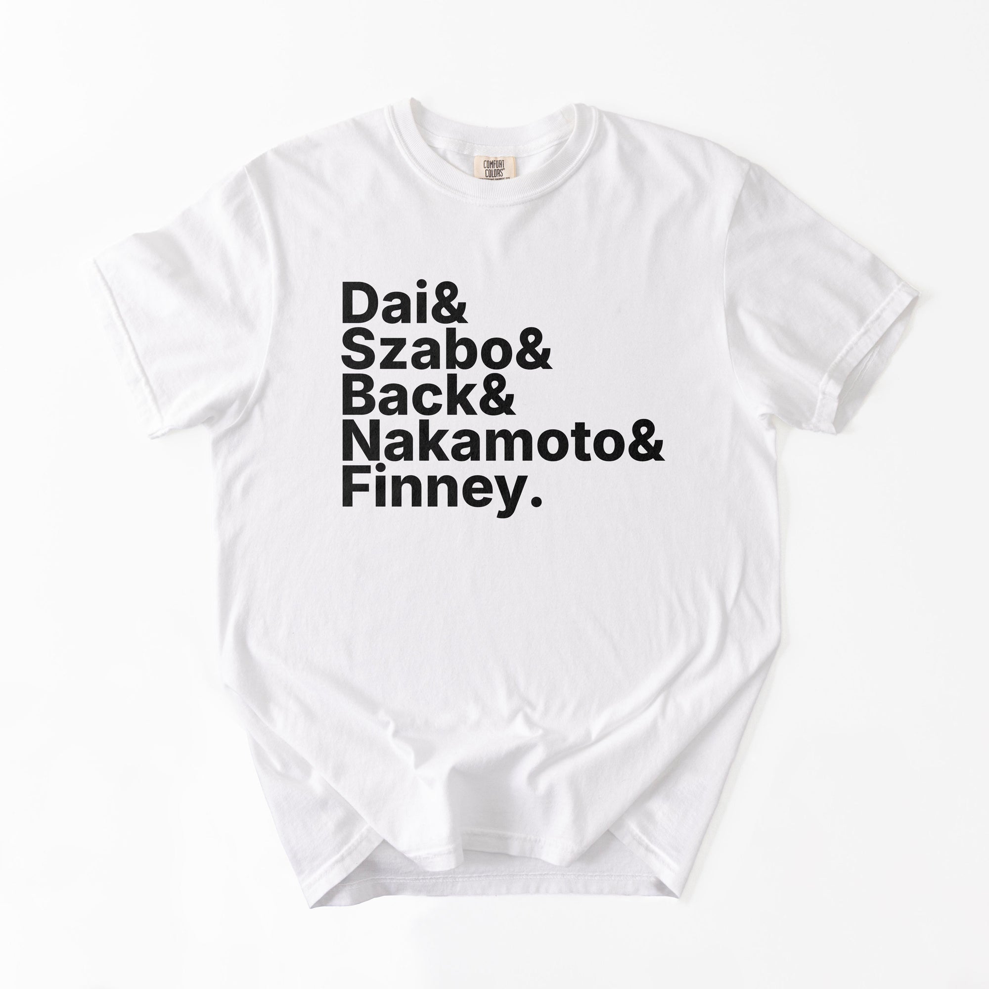 Bitcoin Pioneers: An Experimental Jetset inspired T-Shirt