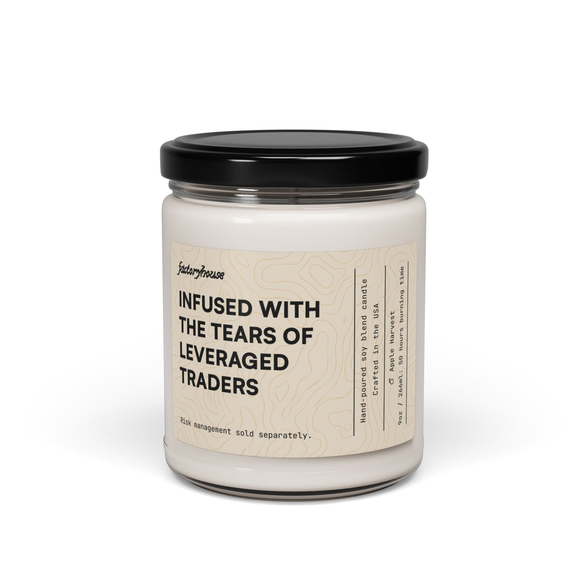 "Infused with the Tears of Leveraged Traders" Candle