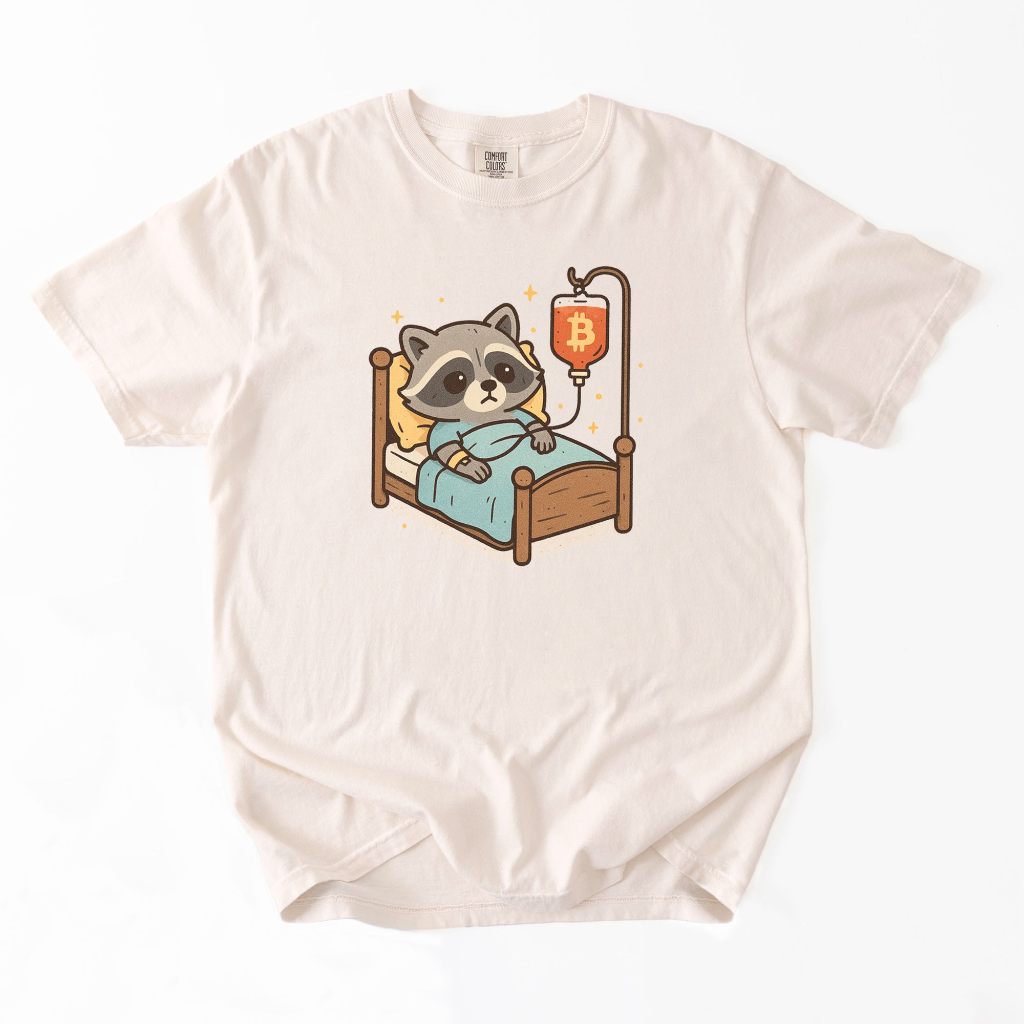 Racoon on a Bitcoin Drip T-Shirt