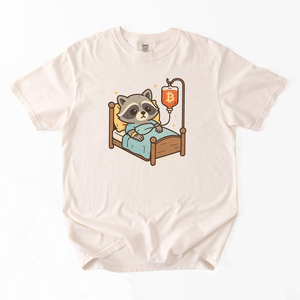 Racoon on a Bitcoin Drip T-Shirt