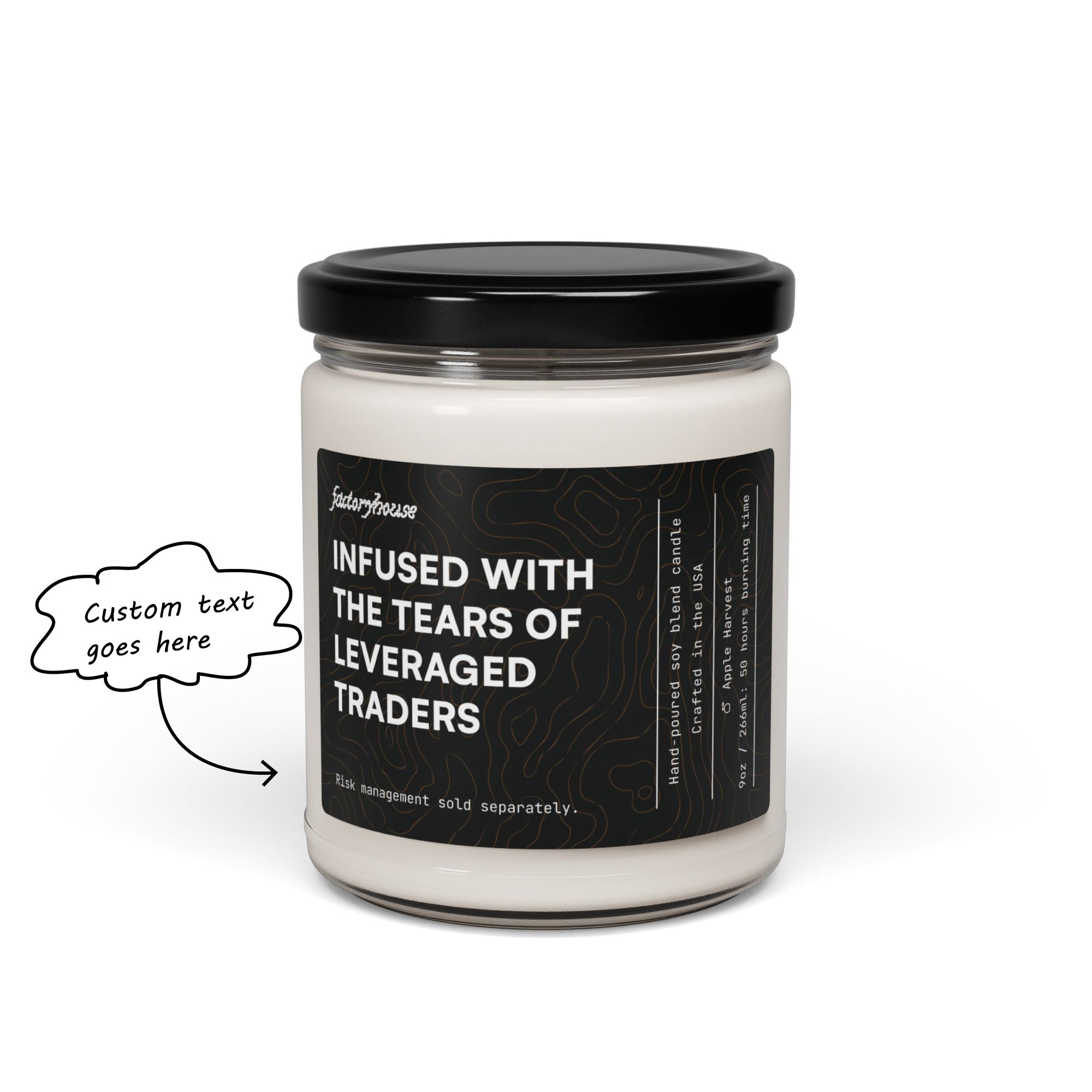 "Infused with the Tears of Leveraged Traders" Candle
