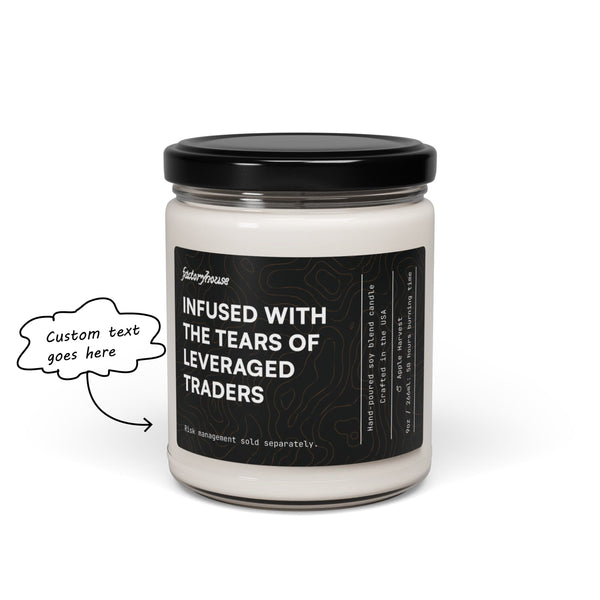 "Infused with the Tears of Leveraged Traders" Candle