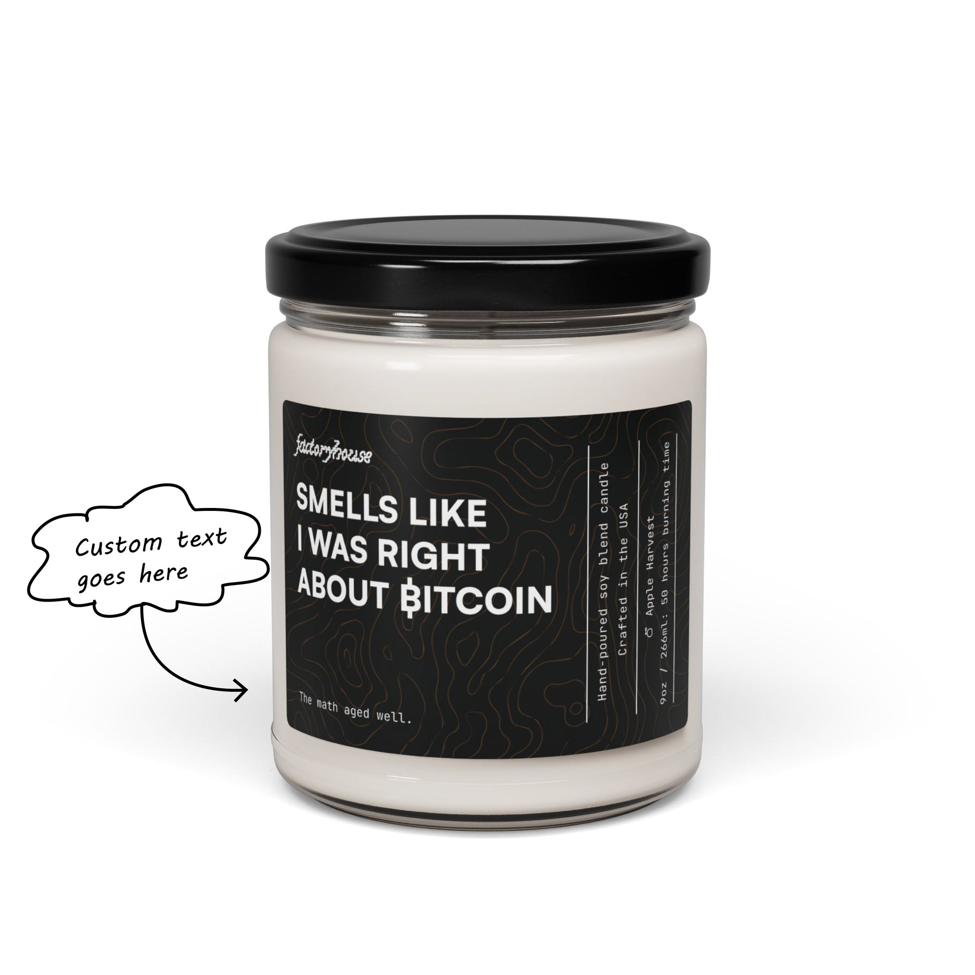 "Smells Like I was Right About Bitcoin" Candle